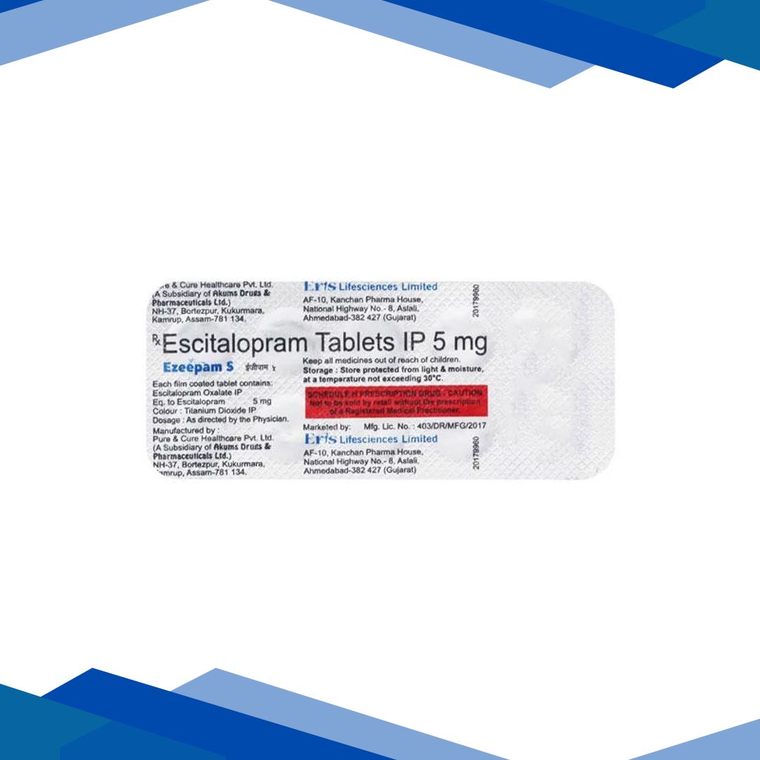 Ezeepam 5mg Tablet 10’S