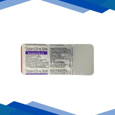 Ezolent 0.25mg Tablet 10’S