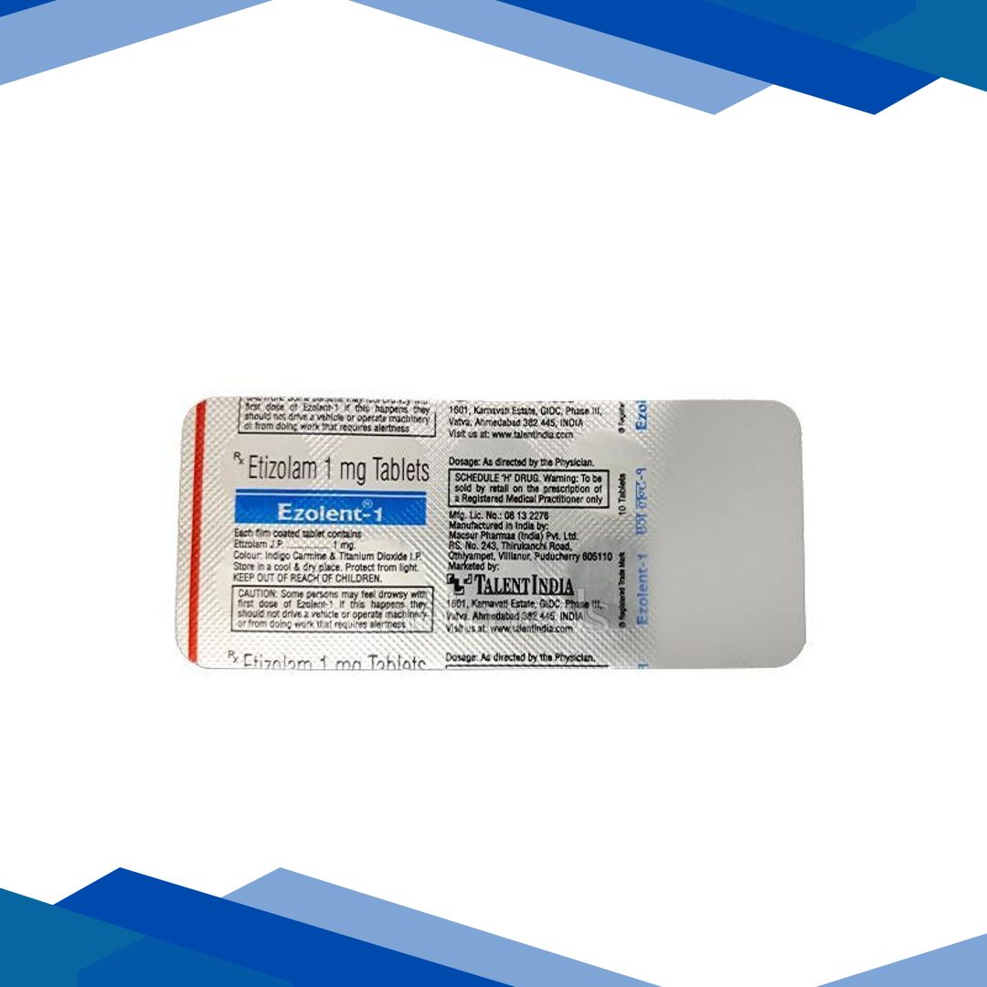 Ezolent 1mg Tablet 10’S