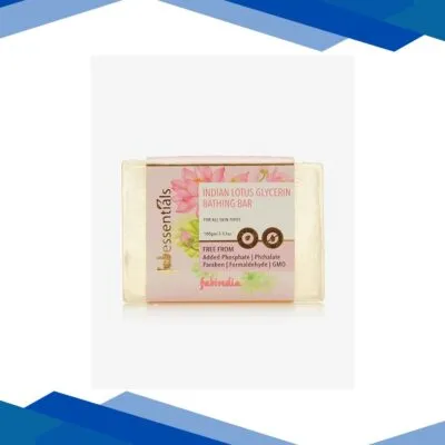 Fabessentials Indian Lotus Glycerin Bathing Bar 100 gm