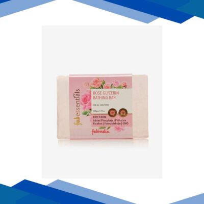 Fabessentials Rose Glycerin Bathing Bar 100 gm