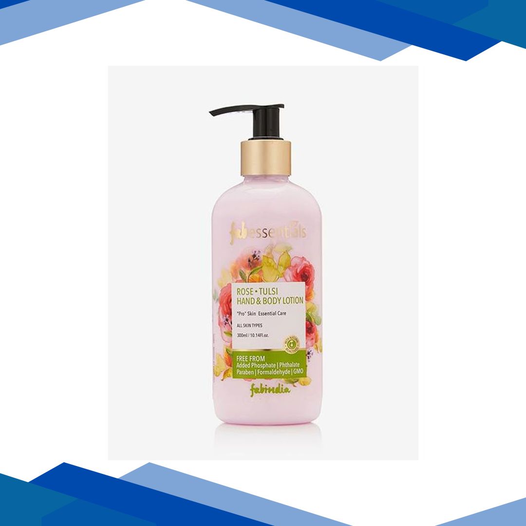Fabessentials Rose Tulsi Hand & Body Lotion 300 ml