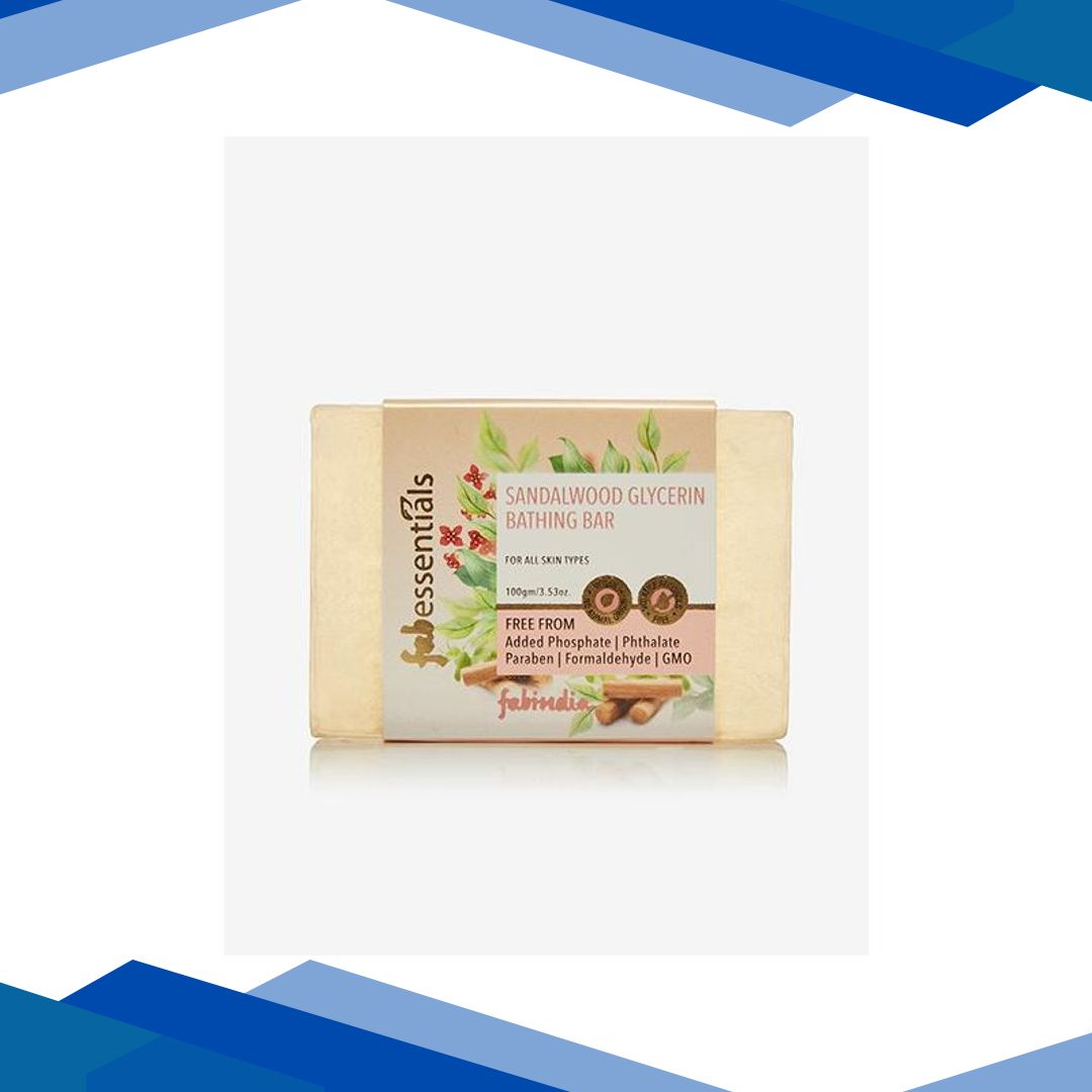 Fabessentials Sandalwood Glycerin Bathing Bar 100 gm