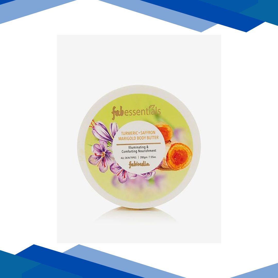 Fabessentials Turmeric Saffron Marigold Body Butter 200 gm