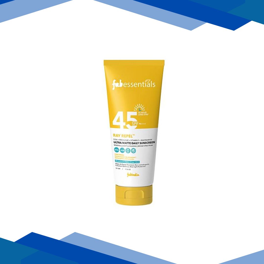 Fabessentials Ultra Matte Daily Sunscreen SPF 45 PA++++ 50 gm