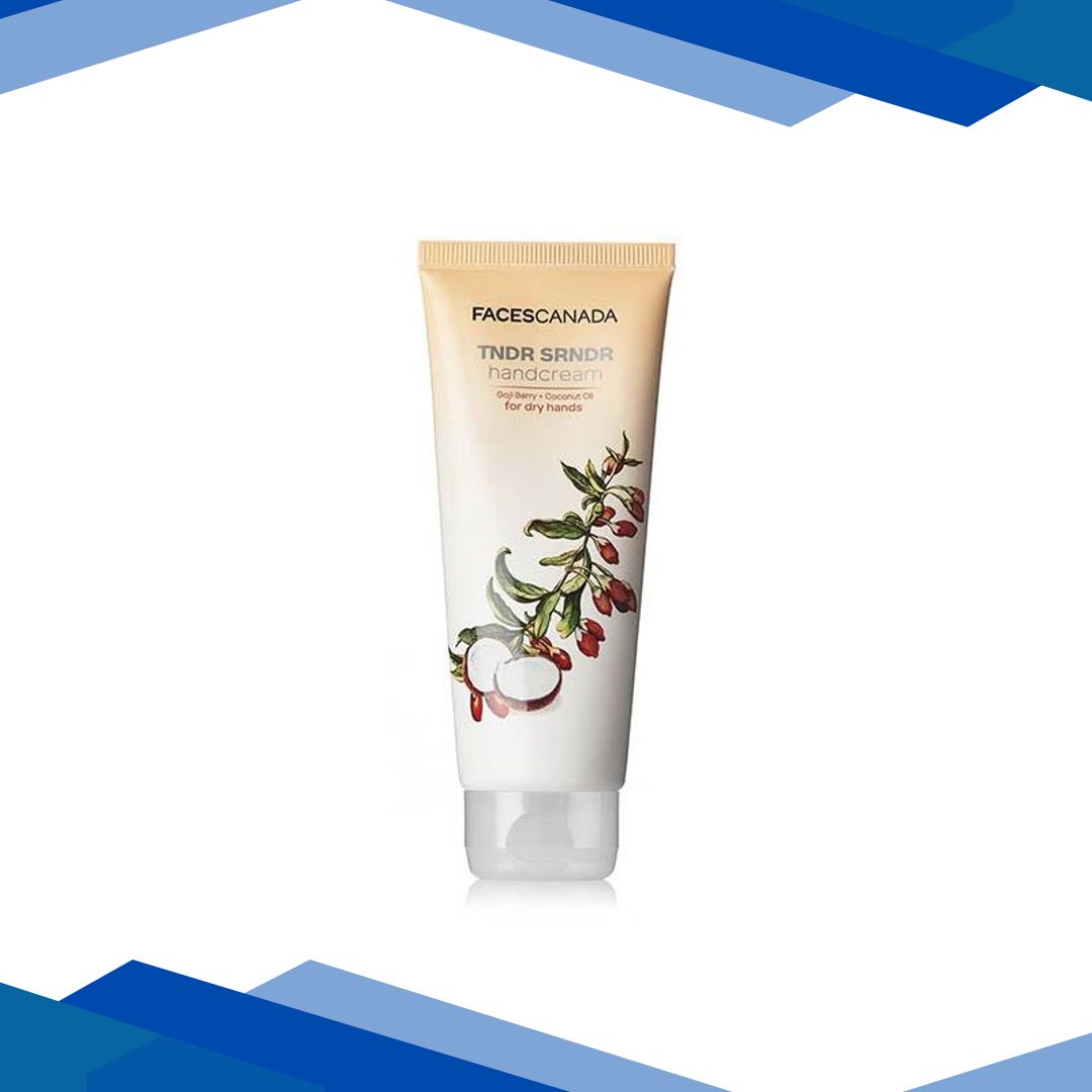 Faces Canada Tndr Srndr Hand Cream Goji Berry + Coconut Oil For Dry Hands 50 Gm