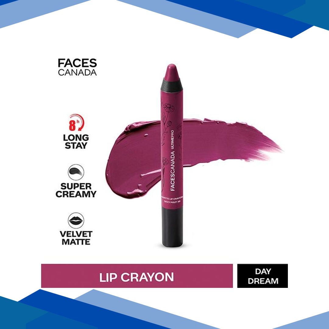 Faces Canada Ultime Pro Matte Lip Crayon Day Dream 34 2.8 Gm