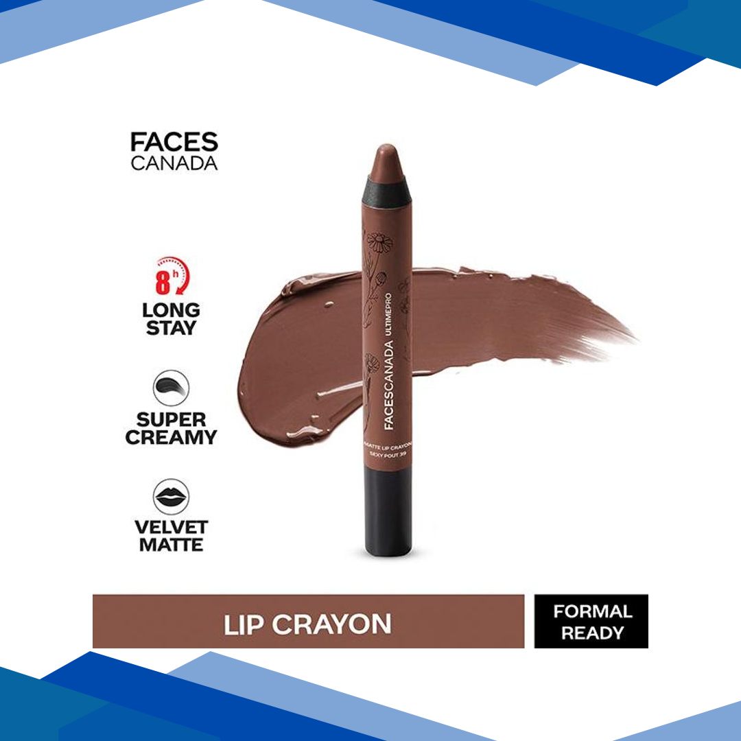 Faces Canada Ultime Pro Matte Lip Crayon Formal Ready 25 2.8 Gm