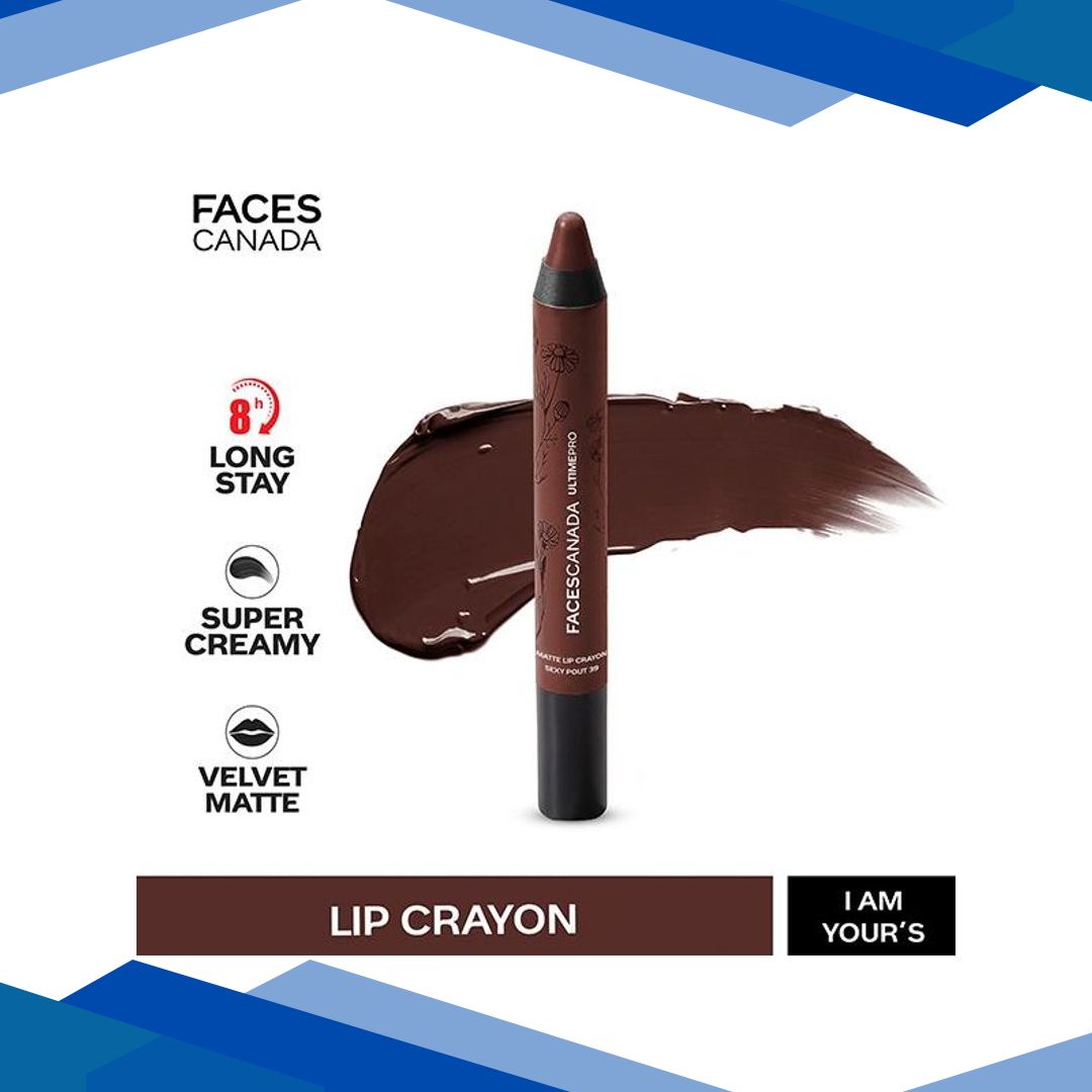 Faces Canada Ultime Pro Matte Lip Crayon I Am Your’S 36 2.8 Gm