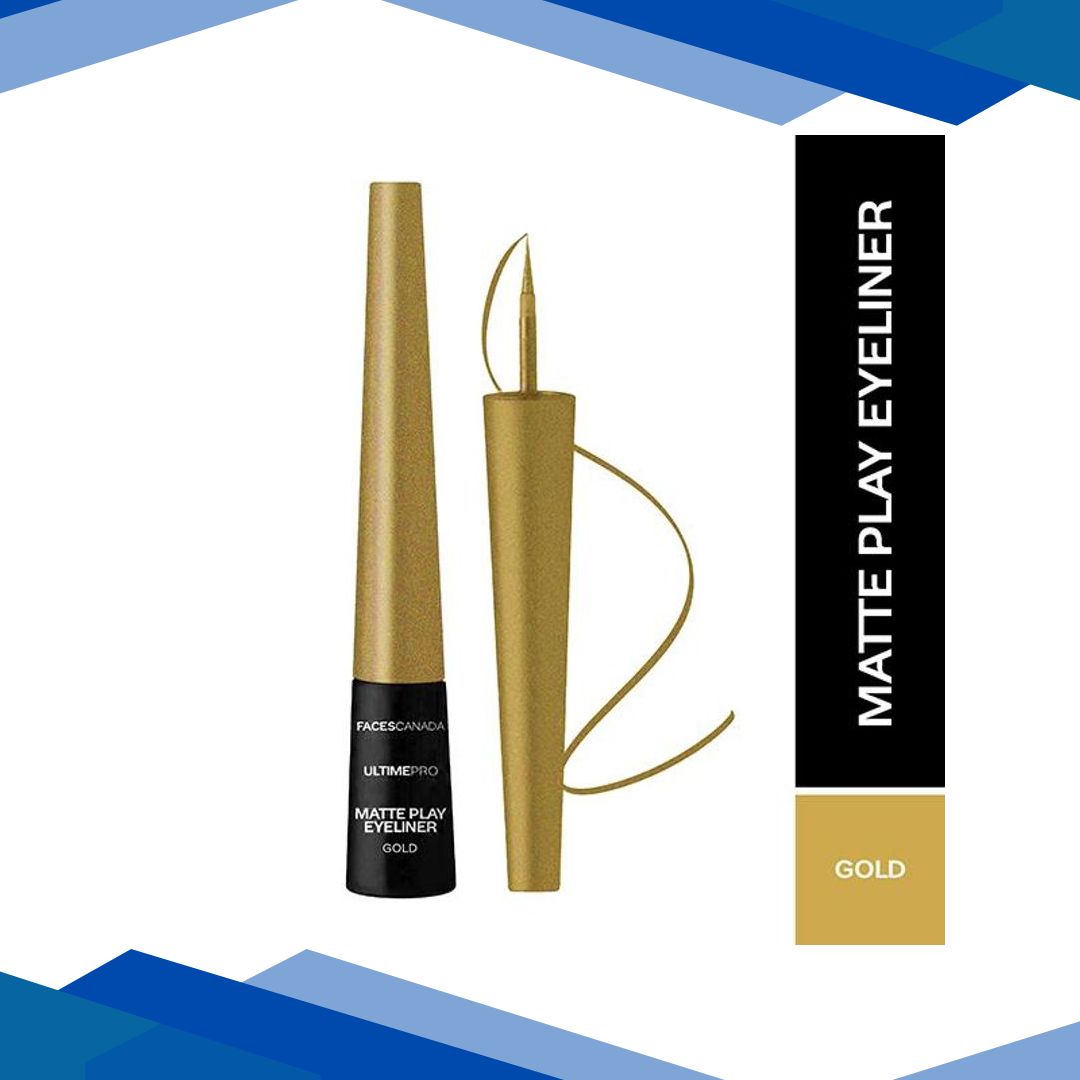 Faces Canada Ultime Pro Matte Play Eyeliner – Gold 2.5 ml