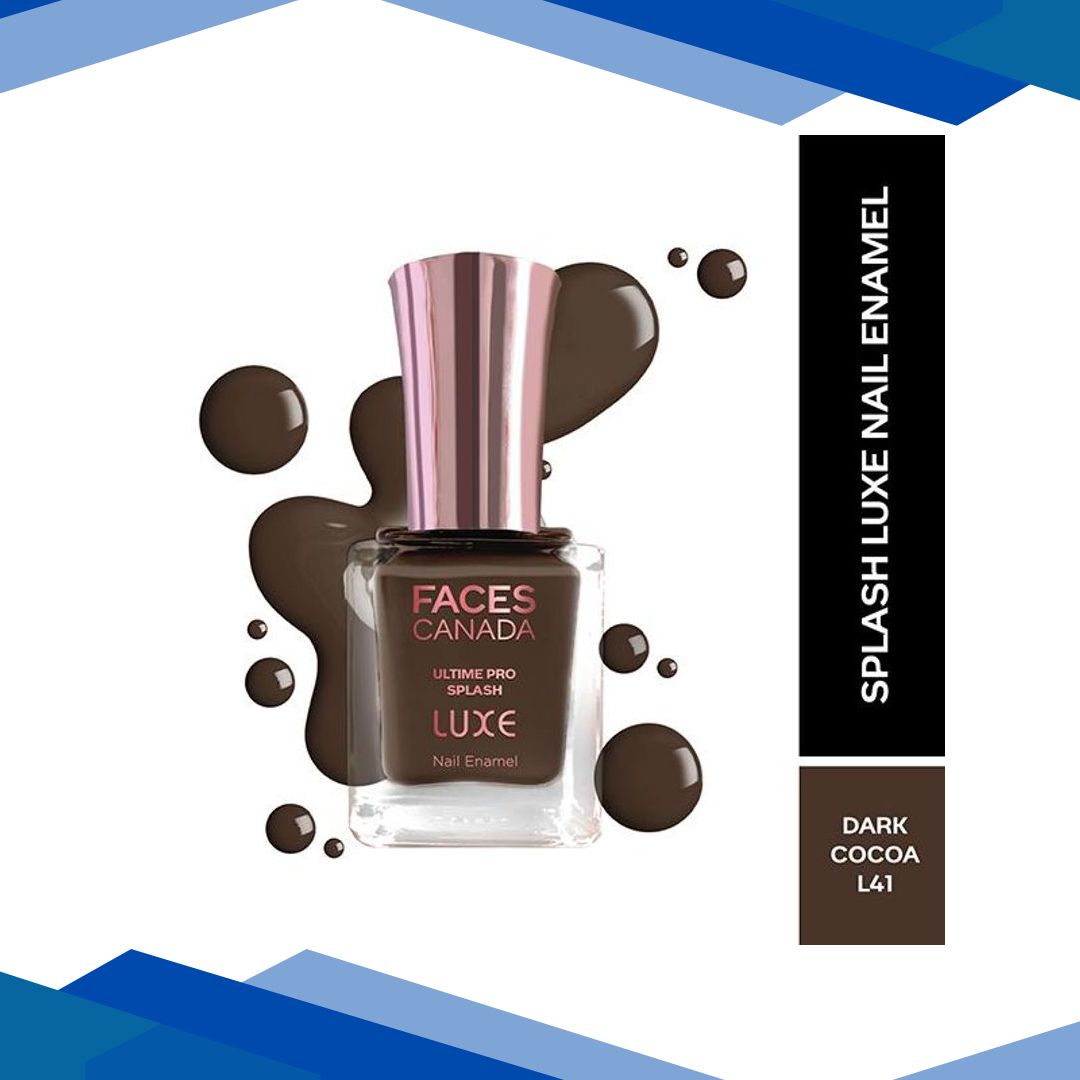 Faces Canada Ultime Pro Splash Luxe Nail Enamel – Dark Cocoa (L41) 12 ml