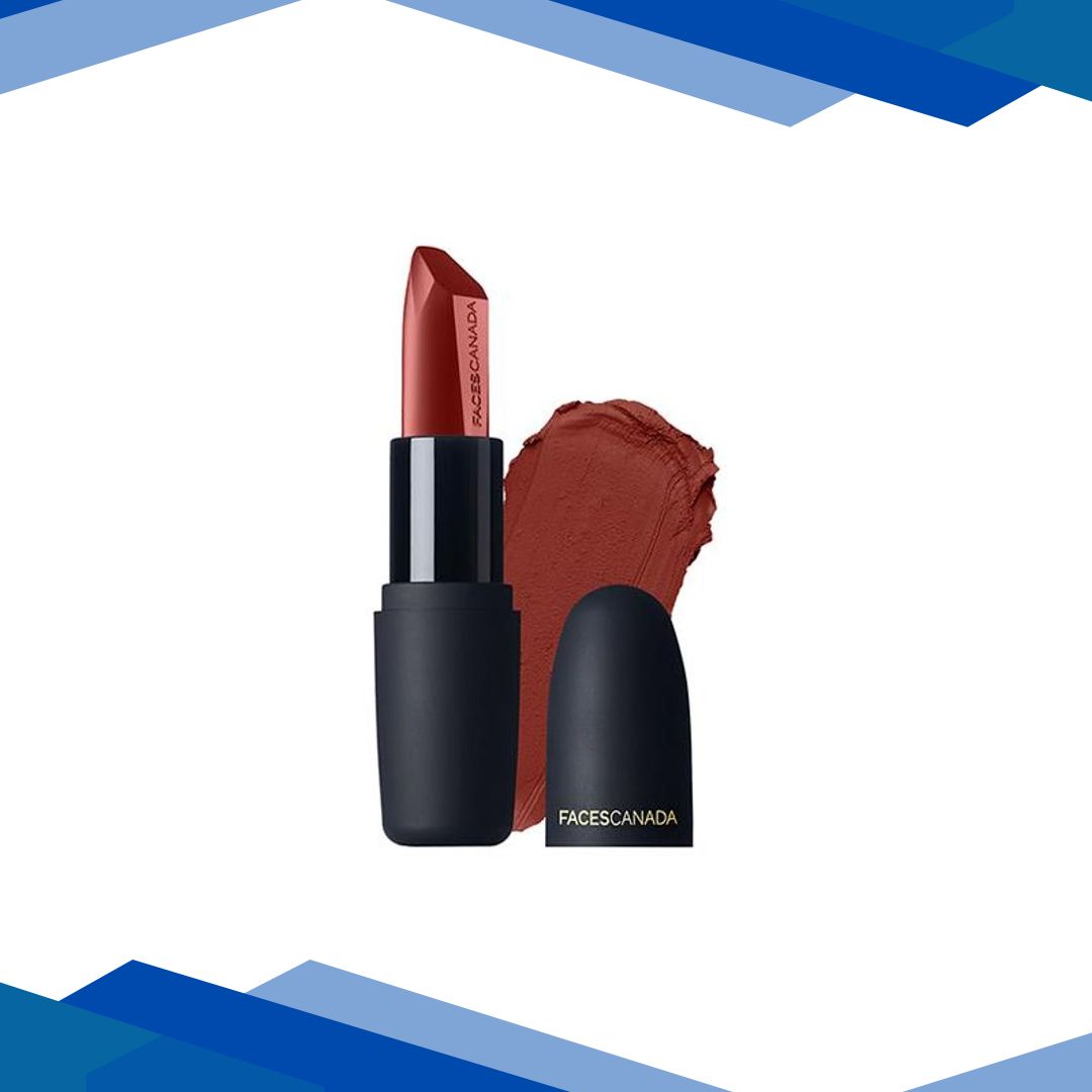 Faces Canada Weightless Matte Lipstick – Russet Brick 19 (Brown), 4.5gm