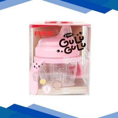 Farlin Gulu Gulu Spout Learner Cup – Pink 120 ml