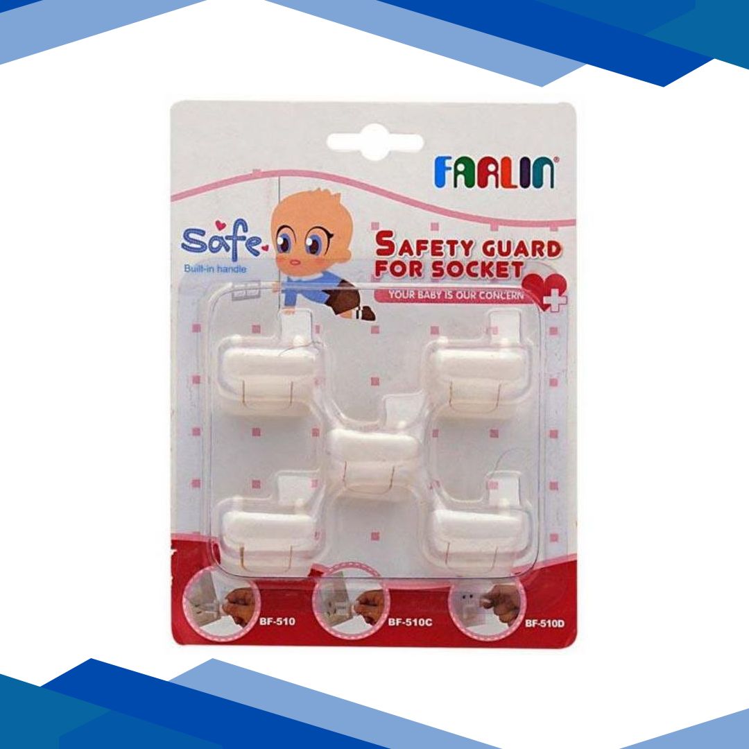 Farlin Safety Guard For Socket – White 1’s