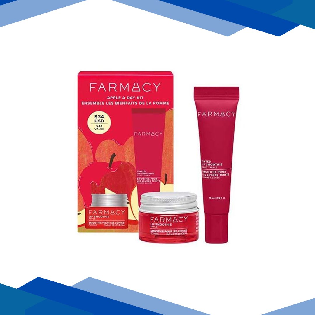 Farmacy Beauty Apple A Day Lip Kit 10g + 15ml 1’s