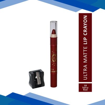 Fashion Colour Lip Crayon, Waterproof, Long Lasting, 18 Spicy Red 2.8 gm