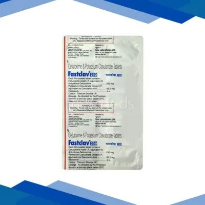 Fastclav 250mg Tablet 10’S