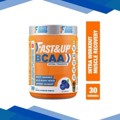 Fast&Up BCAA Supplement Powder – Blueberry Flavour 450 gm