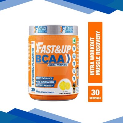 Fast&Up BCAA Supplement Powder – Lime & Lemon Flavour 450 gm