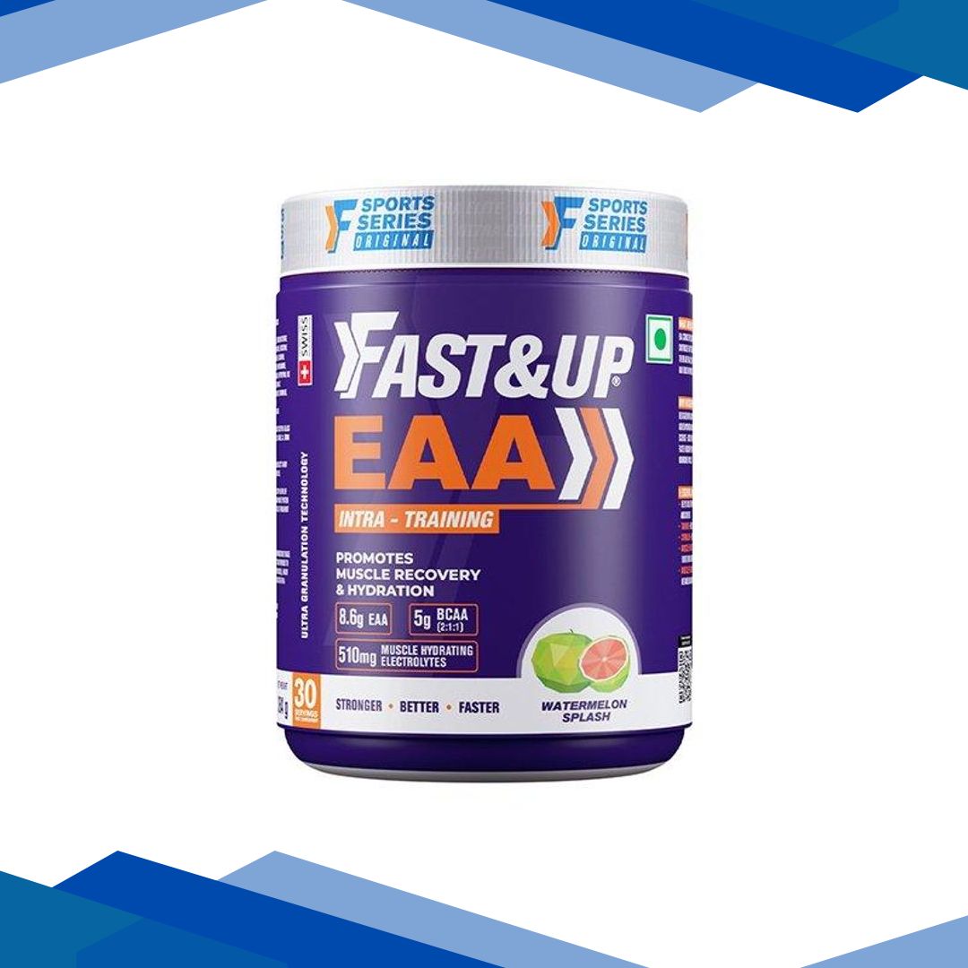 Fast&Up EAA Intra Training Supplement (30 Servings) – Watermelon Splash Flavour 390 gm