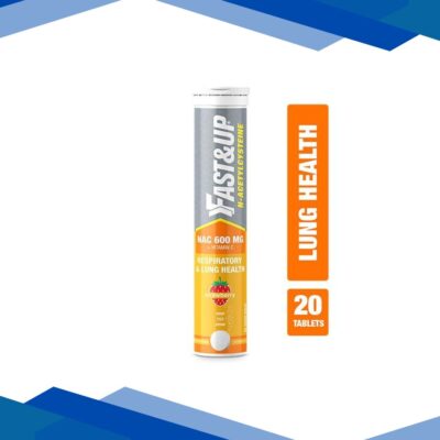 Fast&Up N-Acetylcysteine Effervescent Tablet – Strawberry Flavour 20’s