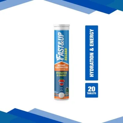 Fast&Up Reload Hydration & Energy Effervescent Tablet – Berry Flavour 20’s
