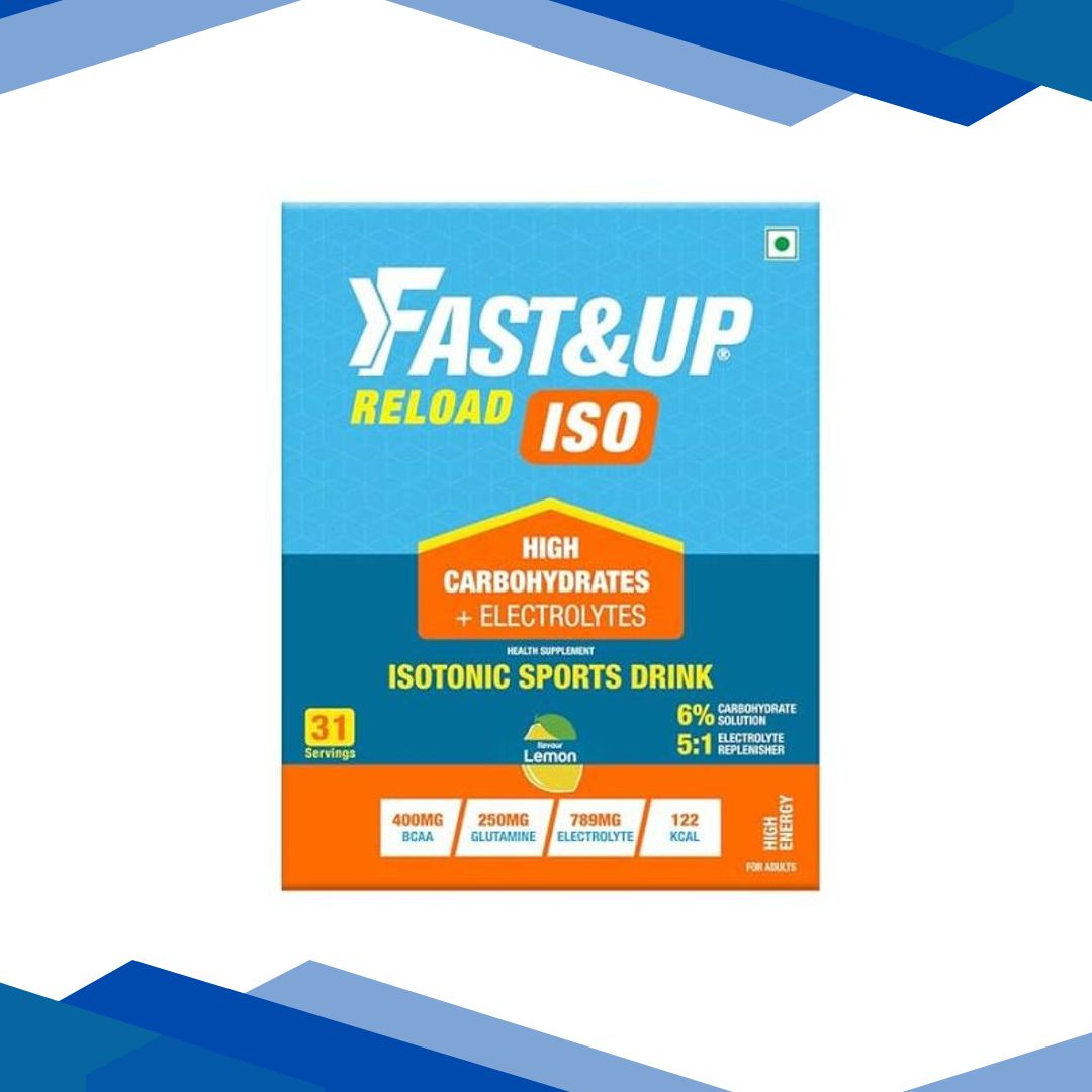 Fast&Up Reload ISO Isotonic Sports Drink – Lemon Flavour (Refill Pack) 1 kg