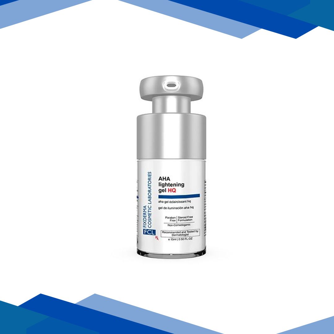 FCL AHA Lightening Gel GHQ Glycolic Acid Treats Hyperpigmentation, Reduce Dark Spots 15 ml