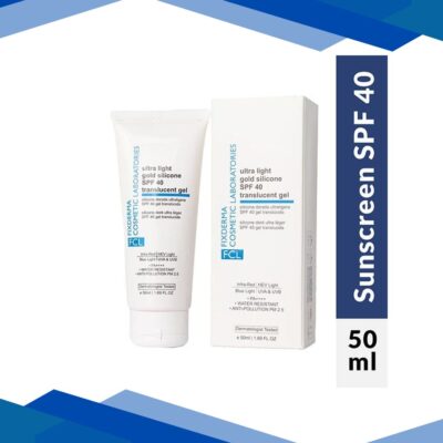 FCL Ultra Light Gold Silicone SPF 40 Translucent Gel 50 ml