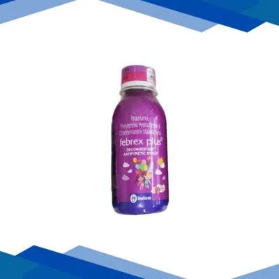 Febrex Plus Delicious Rose Flavour Syrup 60ml