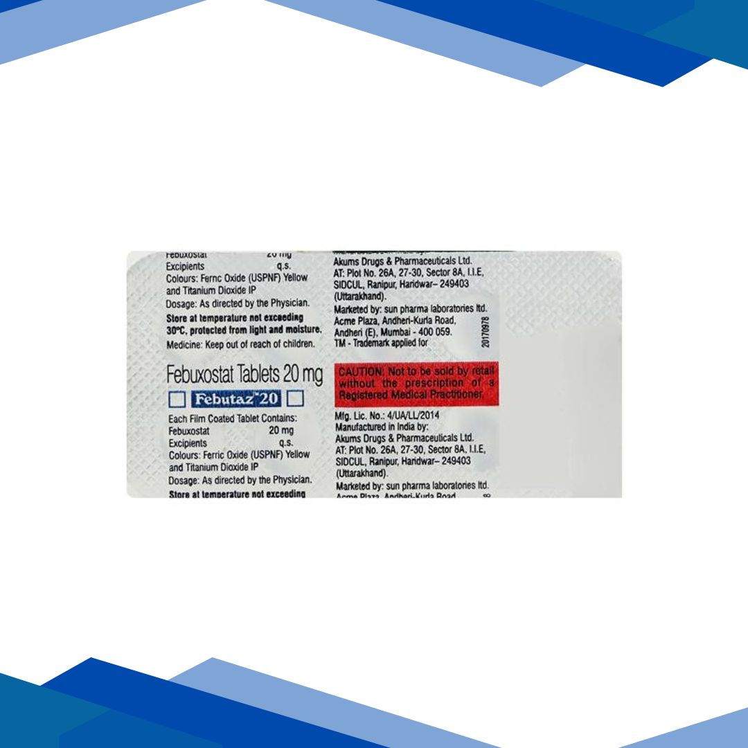 Febutaz 20mg Tablet 10’S