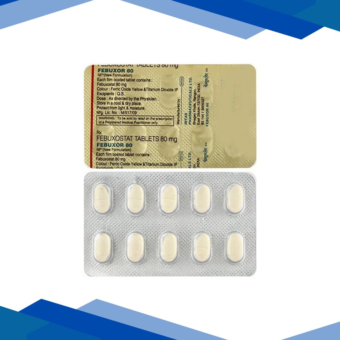 Febuxor 80mg Tablet 10’S