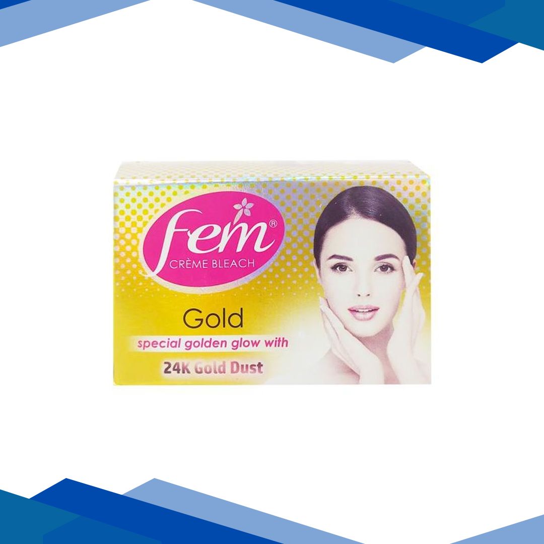 Fem Creme Bleach – 24K Gold Dust 64 gm