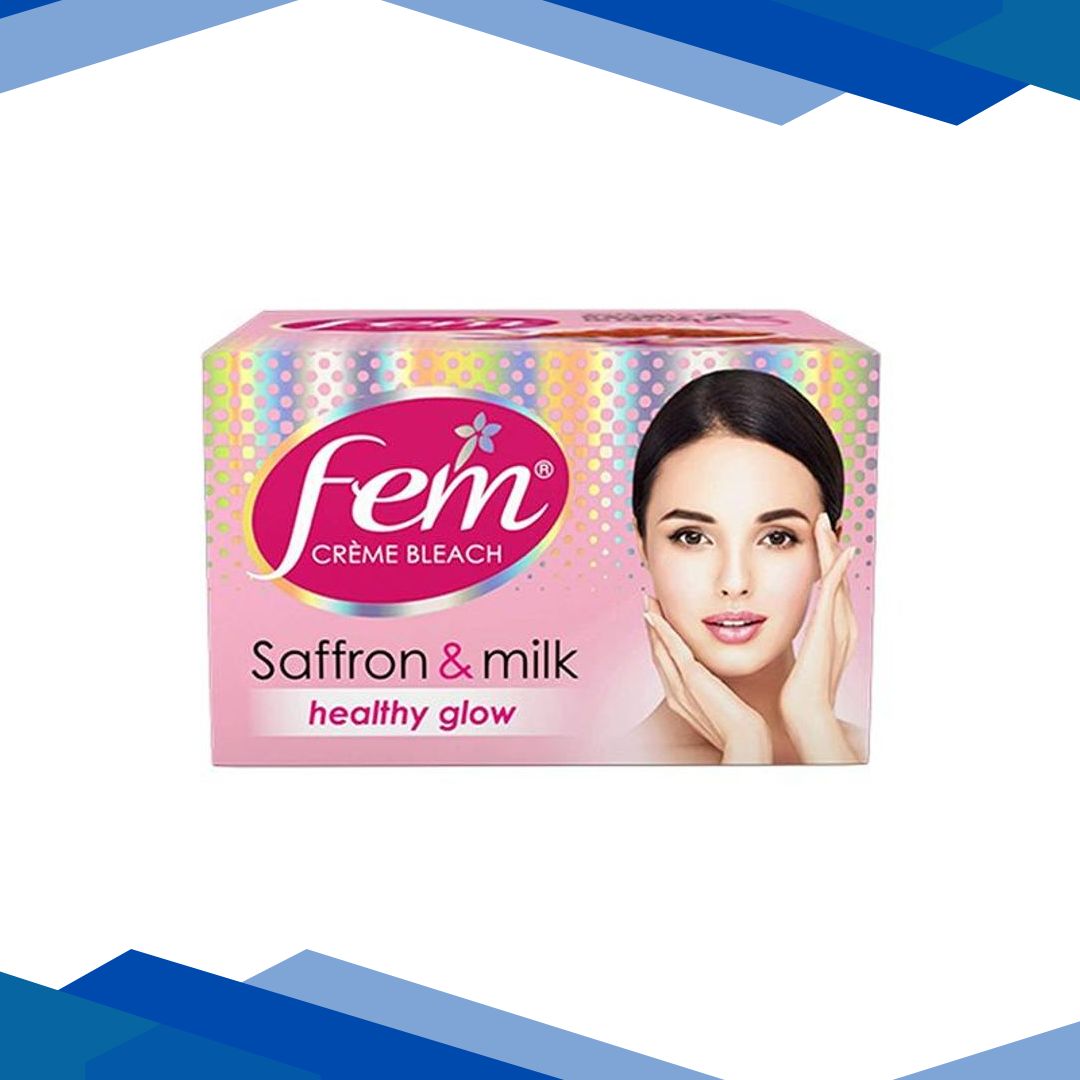 Fem Creme Bleach – Saffron & Milk 8 gm