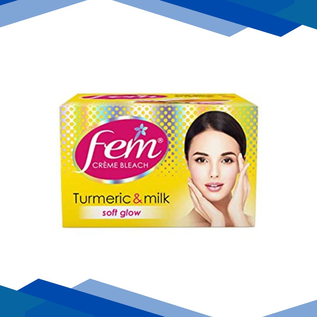 Fem Creme Bleach – Turmeric & Milk 24 gm