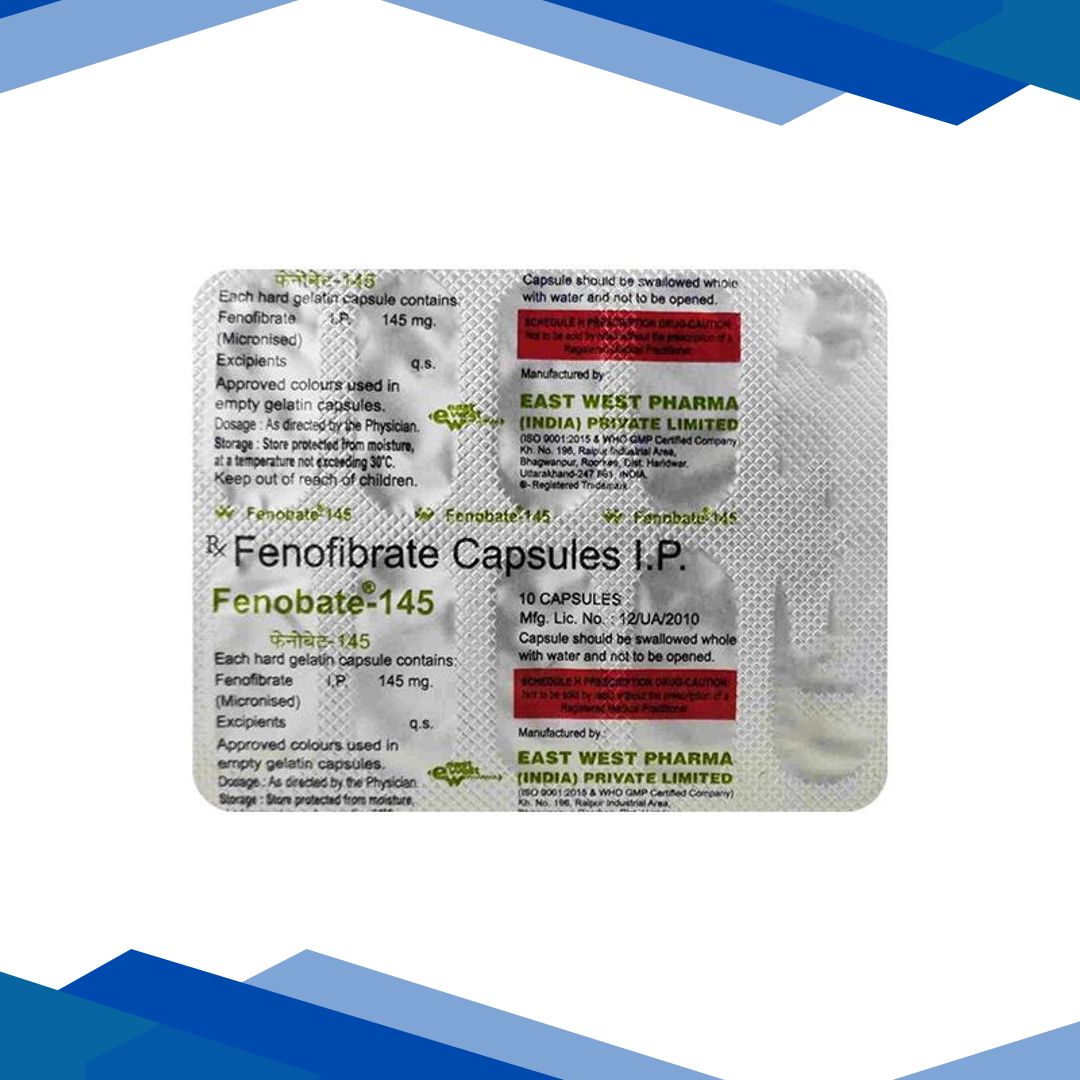 Fenobate 145mg Capsule 10’S