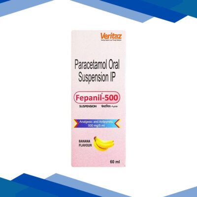 FEPANIL 500 BANANA FLAVOUR Suspension 60ml