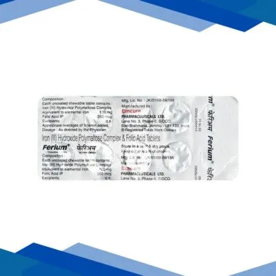 Ferium 100mg Chew Tablet 10’S