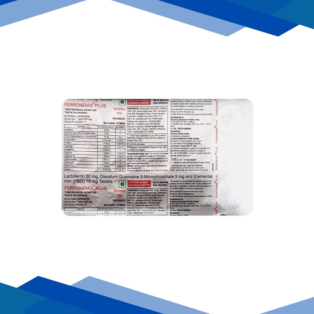 FERRONEMIA PLUS Tablet 15’s