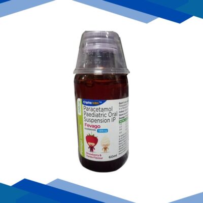 FEVAGO 120MG STRAWBERRY & VANILA FLAVOUR Suspension 60ml