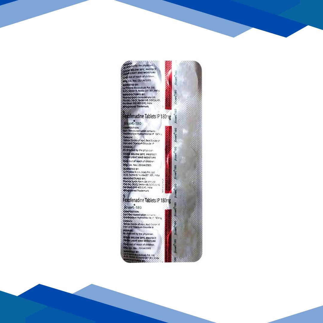 Fexert 180mg Tablet 10’S