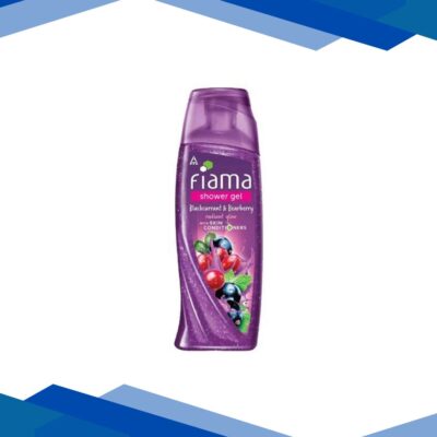 Fiama Shower Gel Blackcurrant & Bearberry Body Wash with Skin Conditioners for Radiant Glow bottle 250 ml