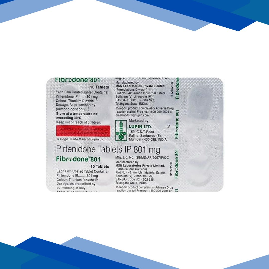 FIBRODONE 801 Tablet 10’s