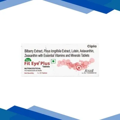 FIT EYE PLUS NEW NUTRACEUTICAL Tablet 10’s
