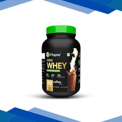 Fitspire Advanced Isolate Gold Whey Protein 1 Kg 30 Servings Coffee 1’s