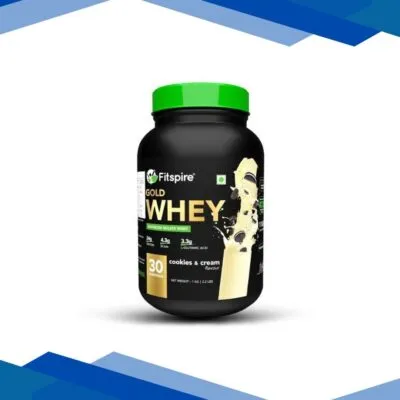 Fitspire Advanced Isolate Gold Whey Protein 1Kg 30 Servings Cookie and Cream 1’s