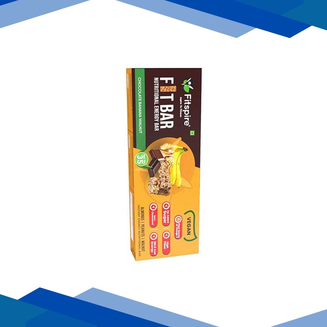 Fitspire Fit Nutrition Energy Bar Banana Chocolate 35 gm