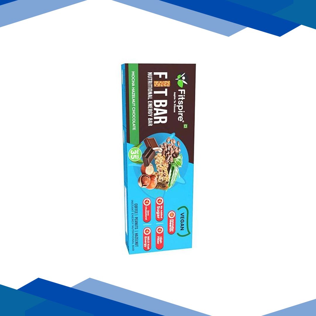 Fitspire Fit Nutrition Energy Bar Mocha Hazelnut 35 gm