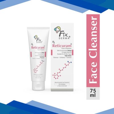 Fixderma 0.05%Retinol Reticuram for All Skin TypesRegulates Sebum Production Deep Pore Cleanser-75ml