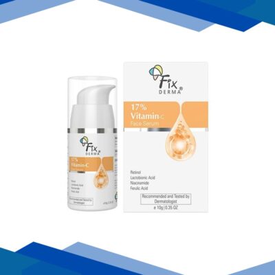 Fixderma 17% Vitamin C Face Serum with Retinol & Niacinamide Face Serum 10 gm
